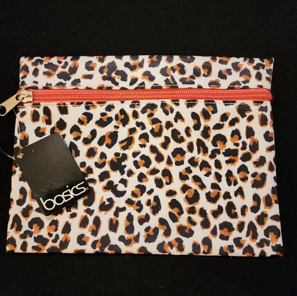 Lot Of 4 Basics  Cosmetic Bag With Zip Water Proof - Picture 2 of 5